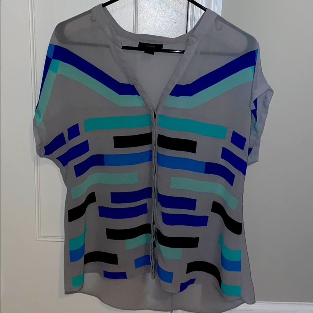 Grey Short Sleeve Top